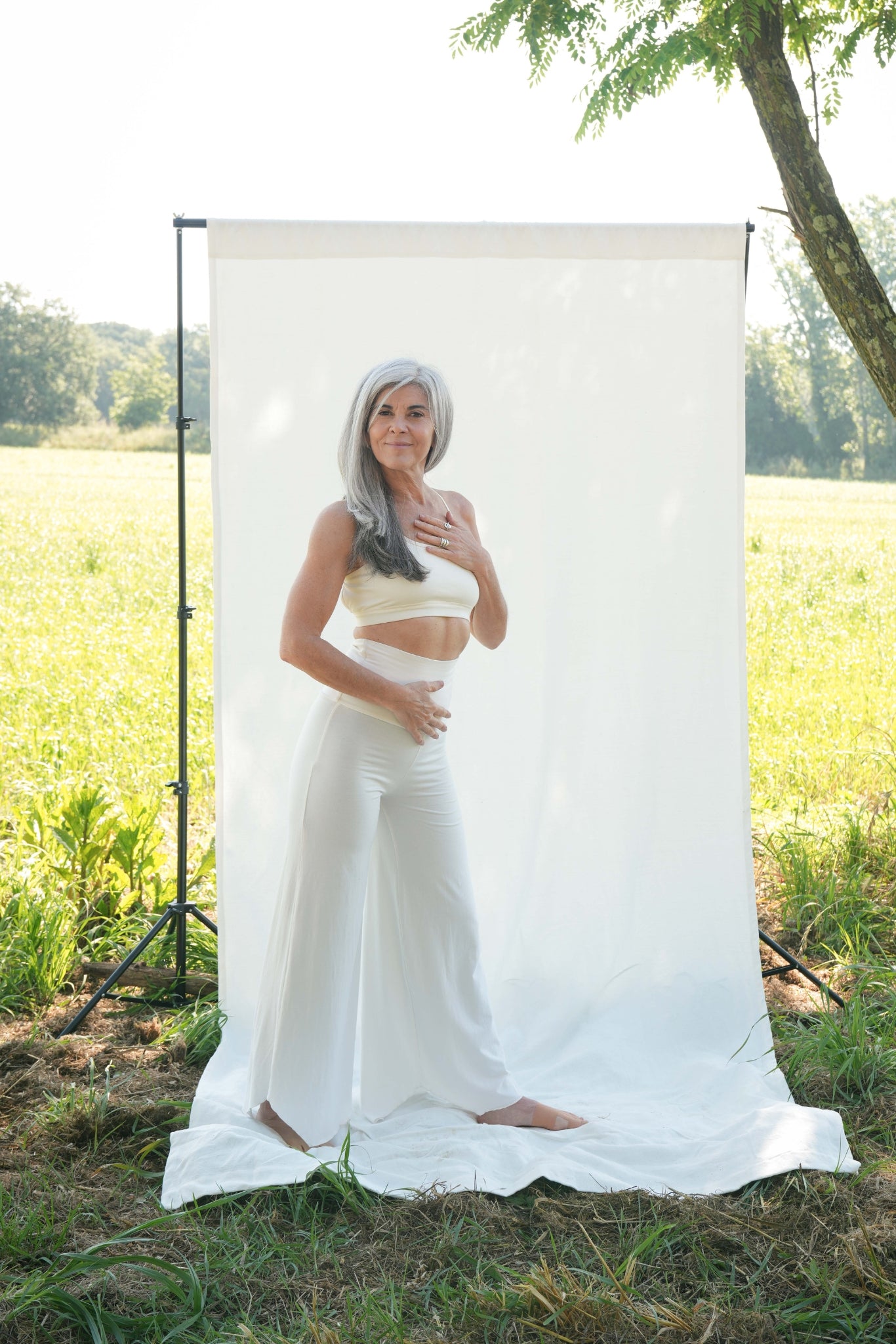 Pantalón Flare Maya Avena