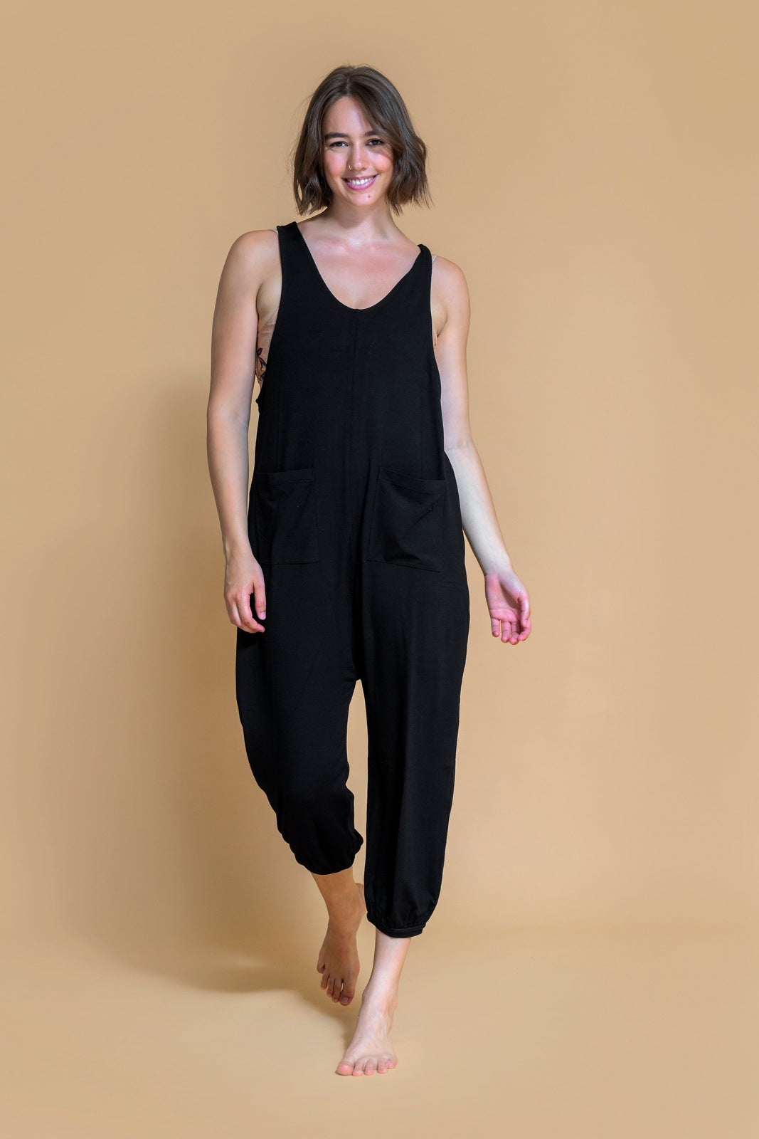 Dhyana Jumpsuit Black Shambhala Barcelona