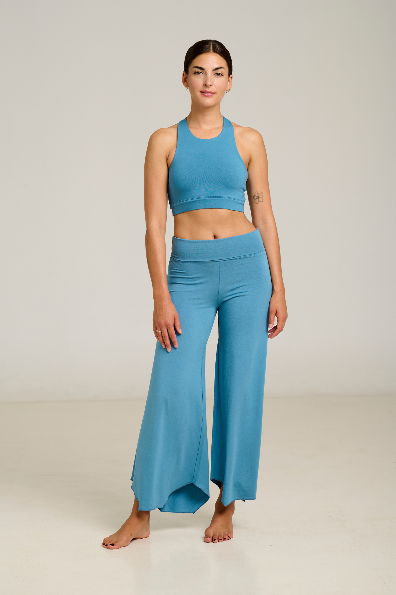 Pantalón Flare Maya Azul Piedra