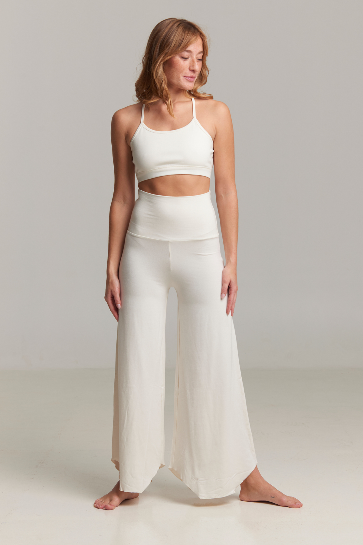 Maya Flare Pant Oat