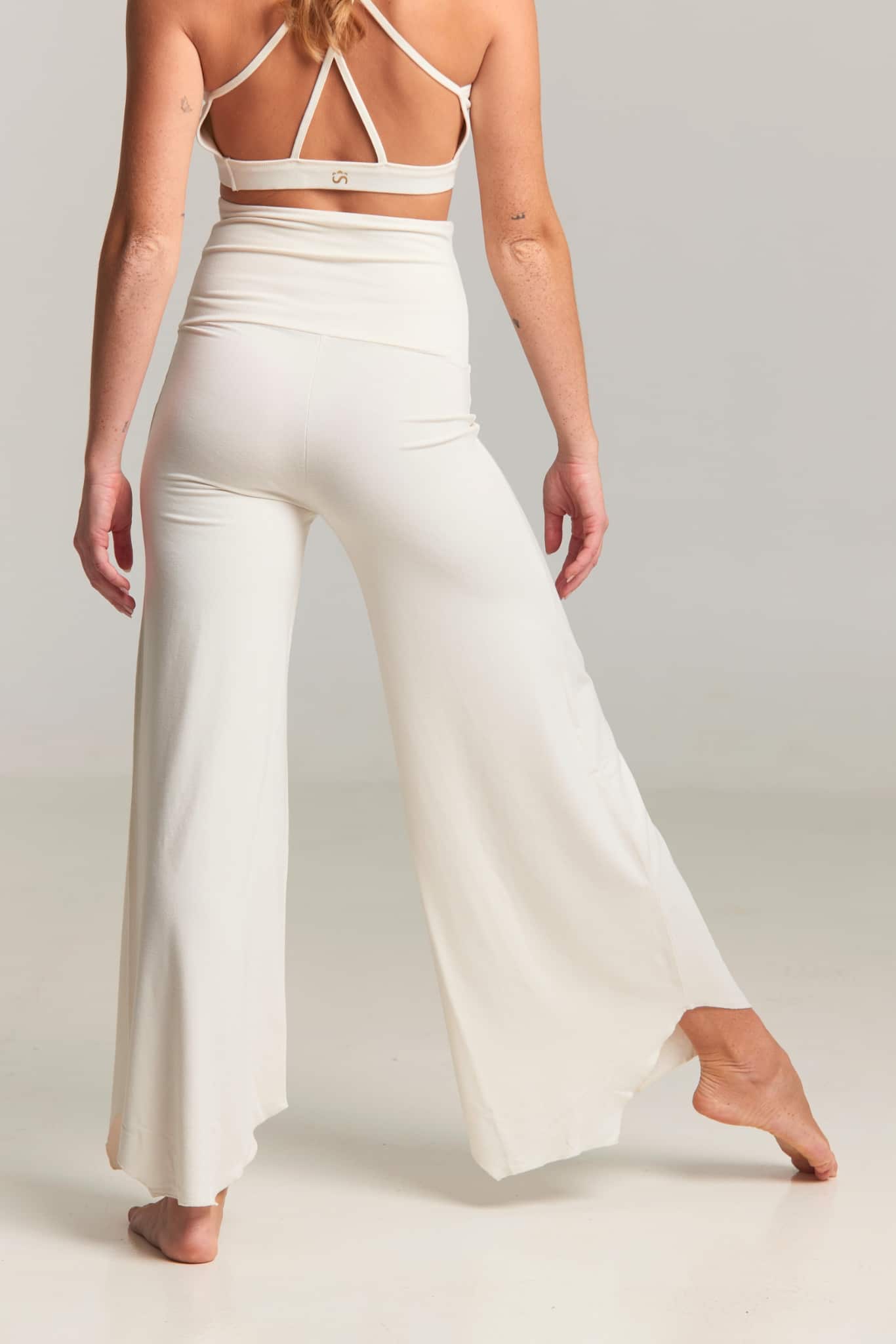 Maya Flare Pant Oat