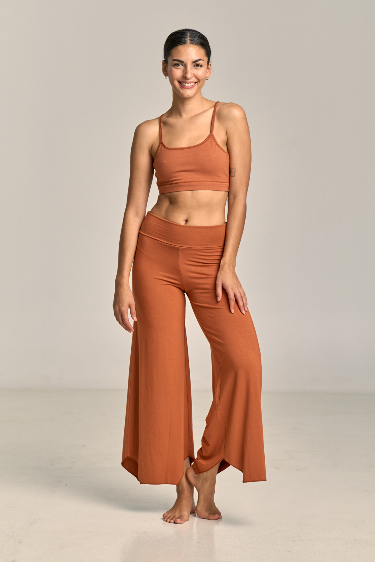 Maya Flare Pant Terracota