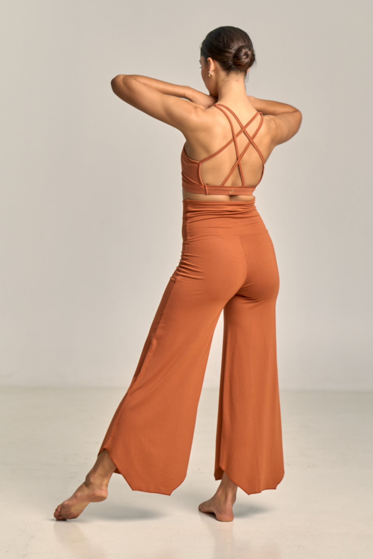Maya Flare Pant Terracota