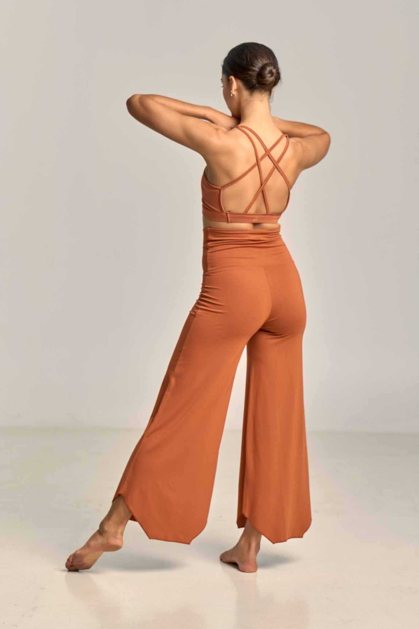 Pantalón Flare Maya Terracota