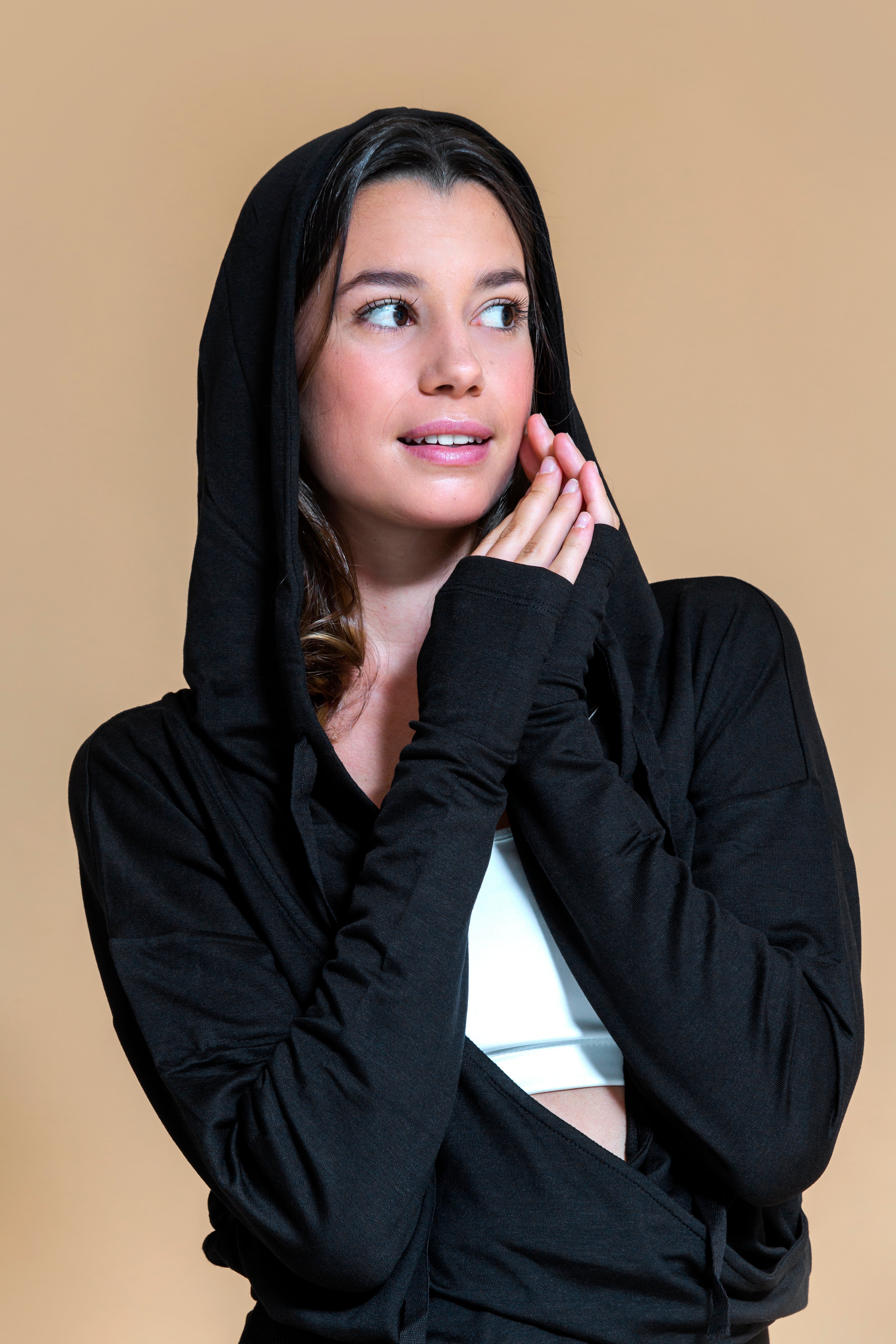 Niyama Hoodie Black Shambhala Barcelona