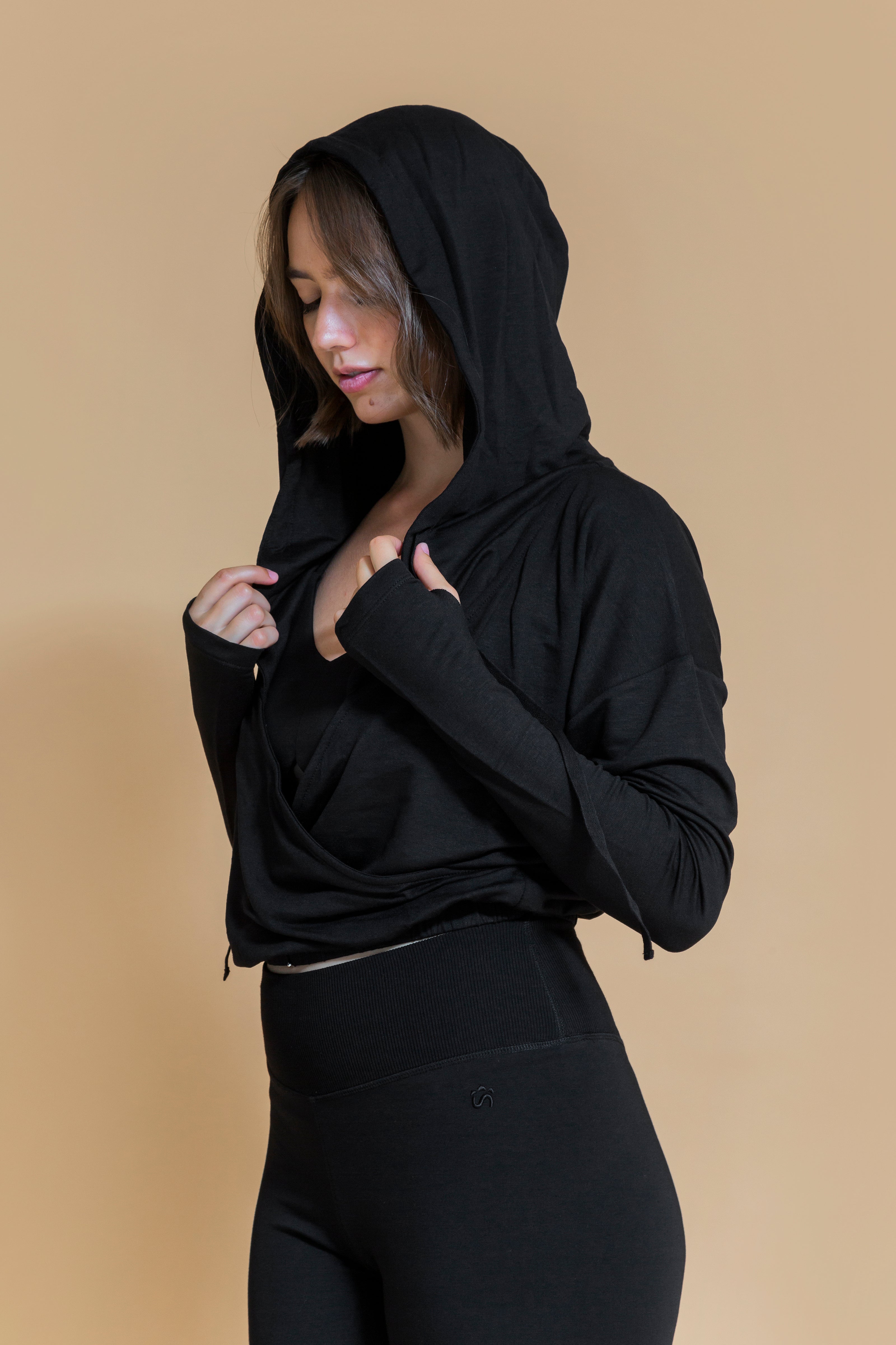 Niyama Hoodie Black Shambhala Barcelona