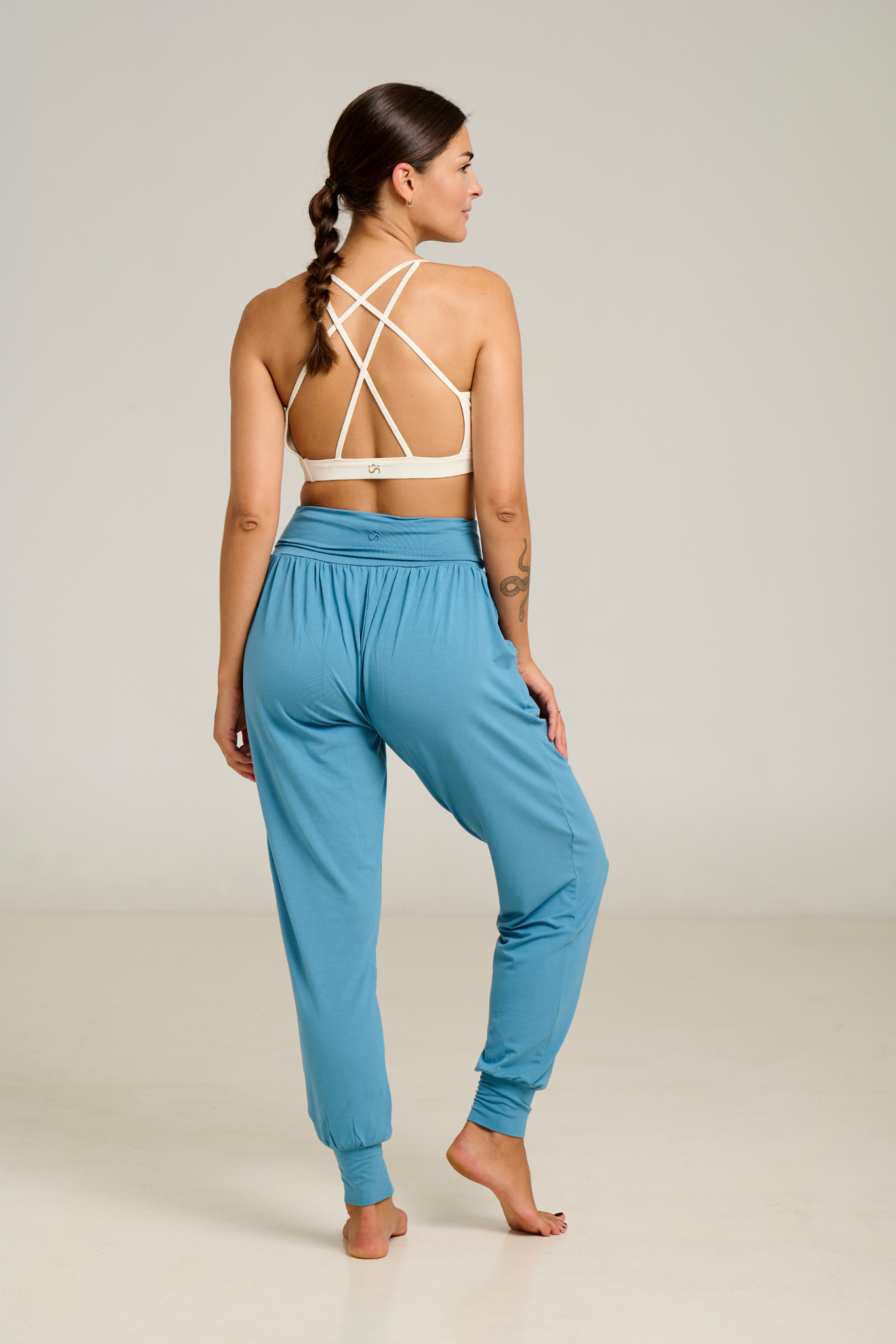 Pantalón Purusha Harem Azul Piedra