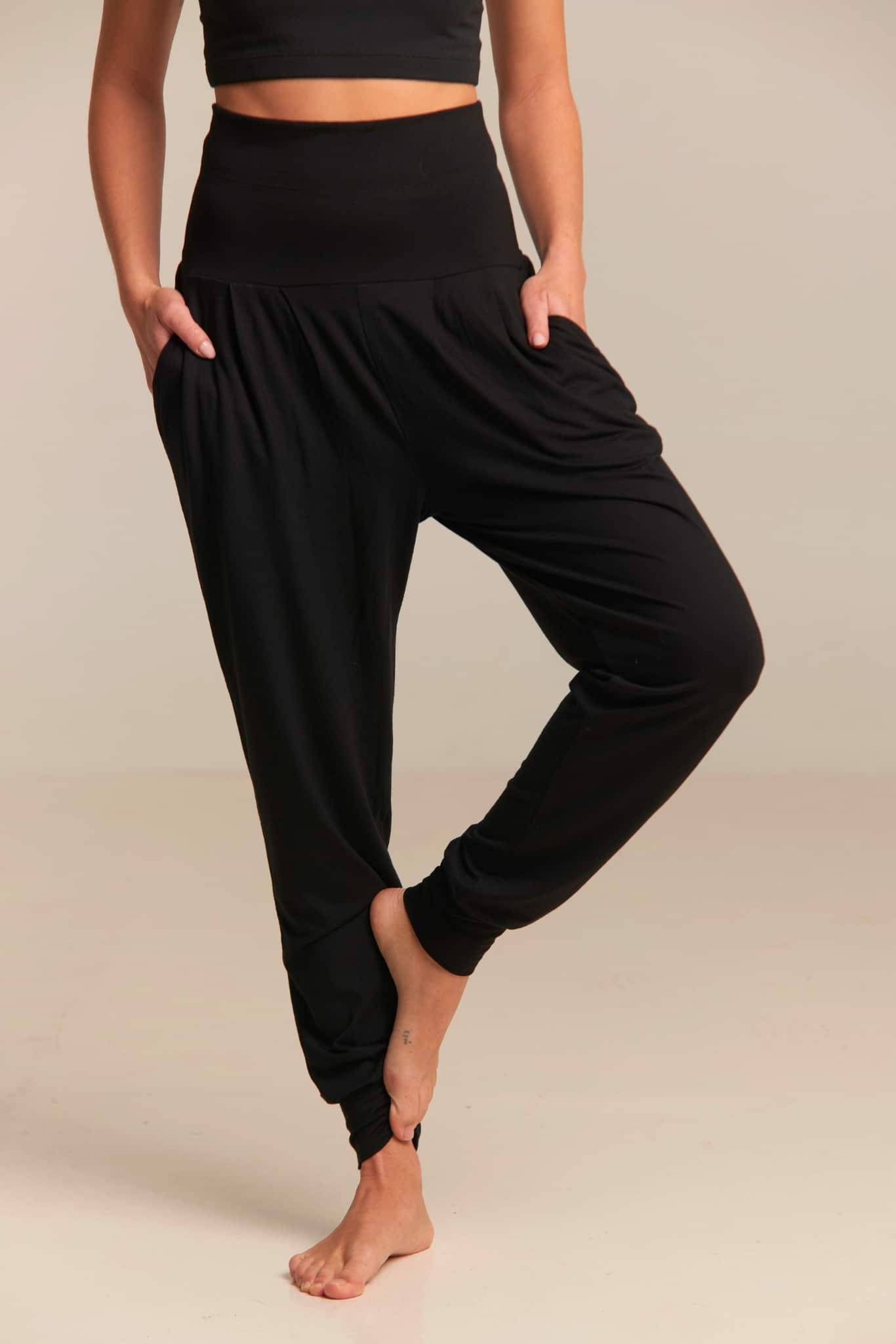 Pantalón Purusha Harem Negro