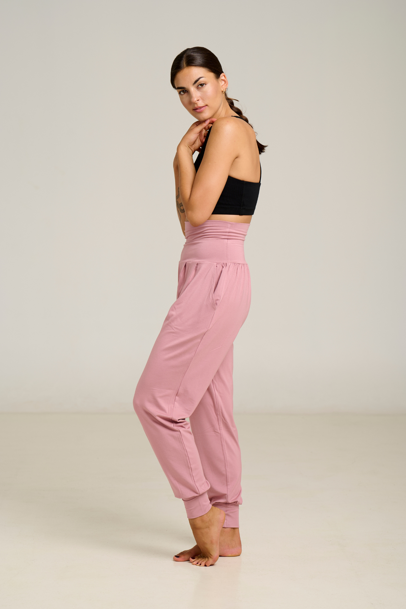 Purusha Harem Pant Rosa Seca