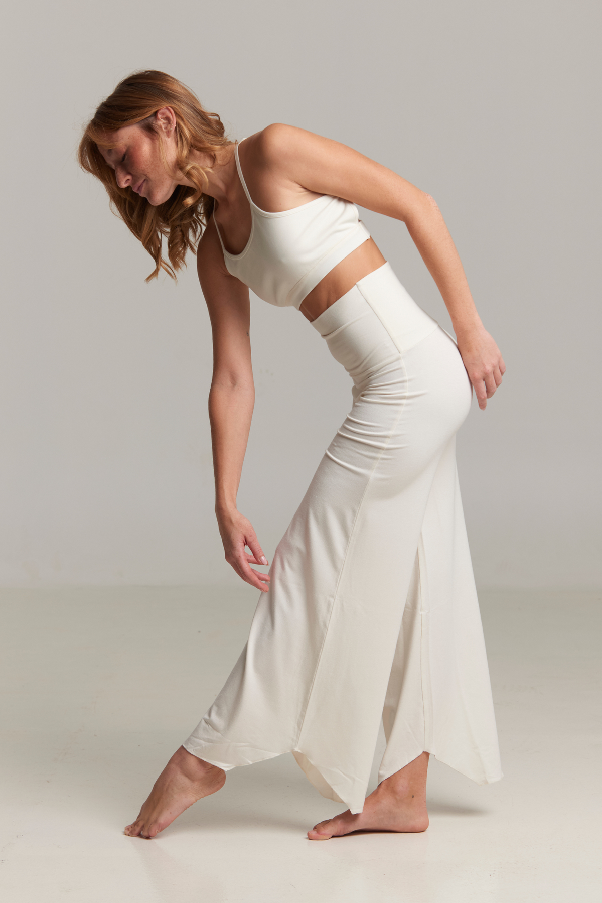 Maya Flare Pant Oat