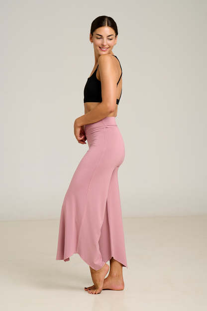 Pantalón Flare Maya Rosa Seca