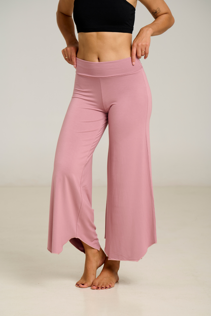 Pantalón Flare Maya Rosa Seca