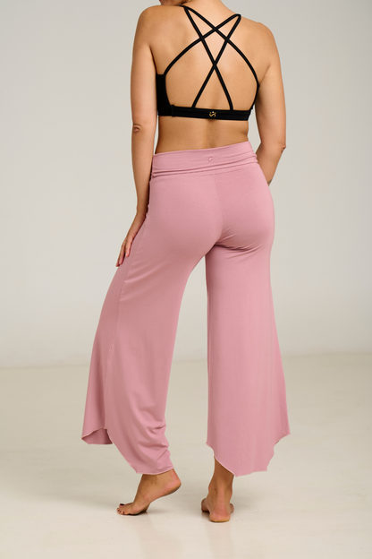 Pantalón Flare Maya Rosa Seca