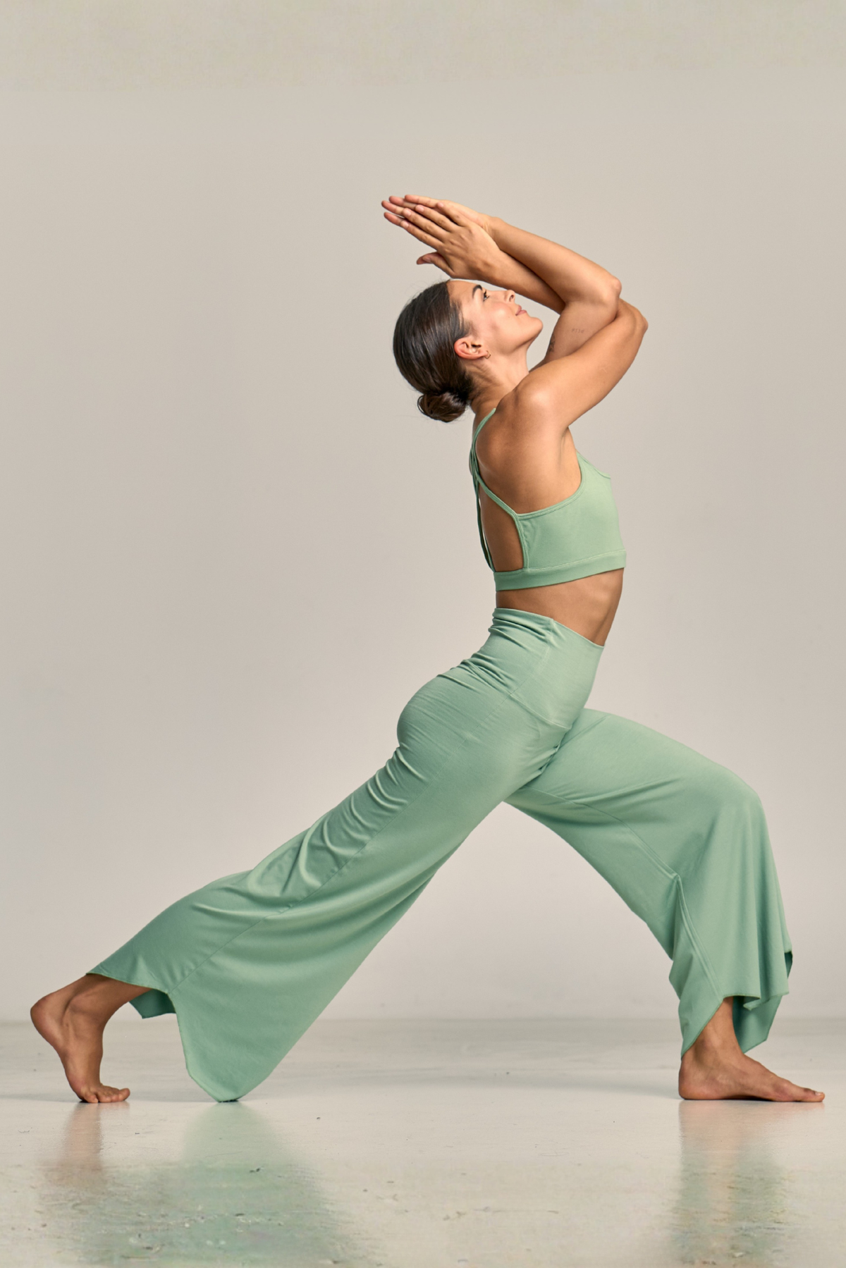 Pantalón Flare Maya Salvia