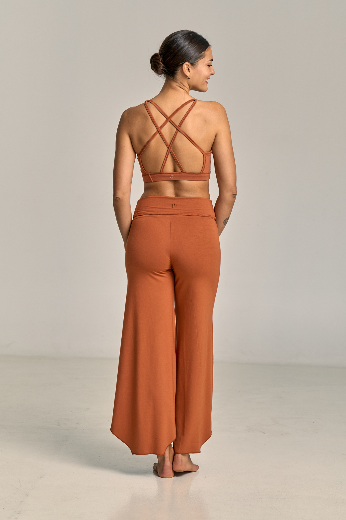 Maya Flare Pant Terracota