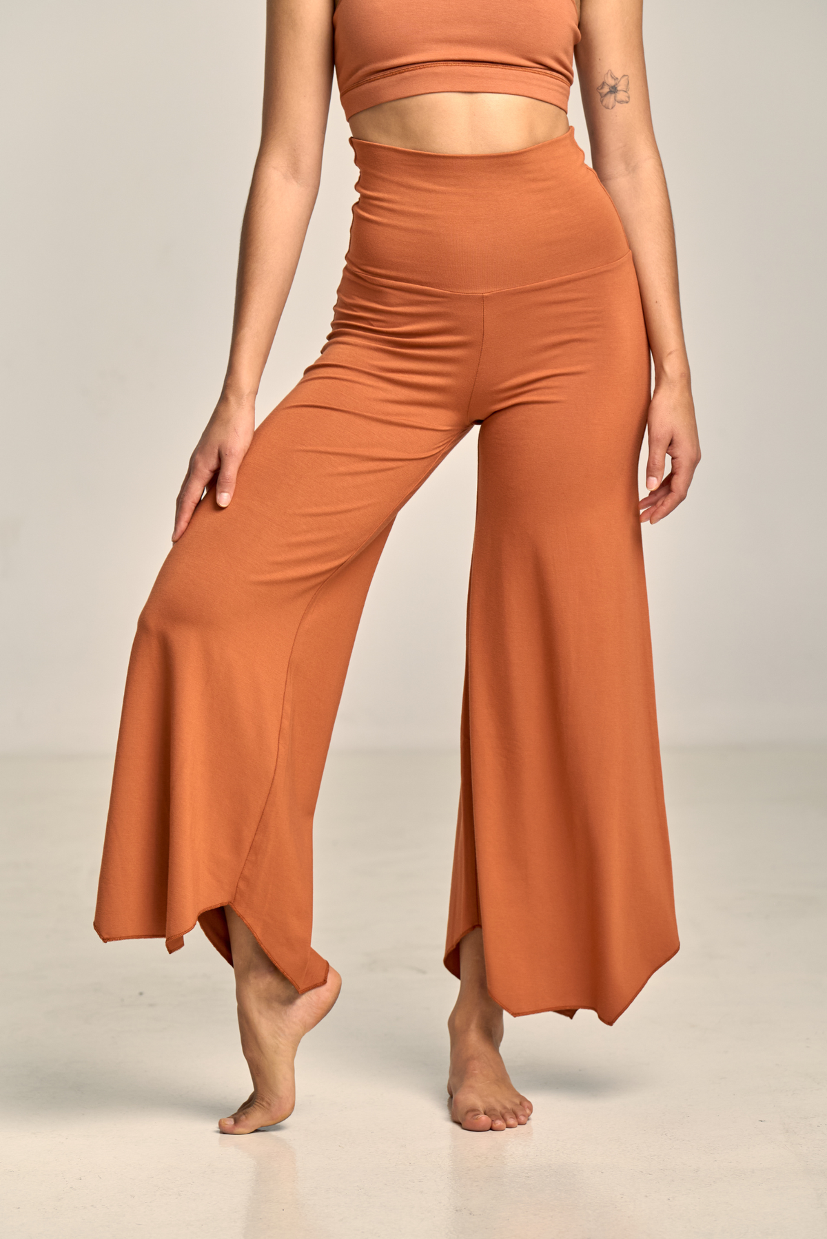 Maya Flare Pant Terracota