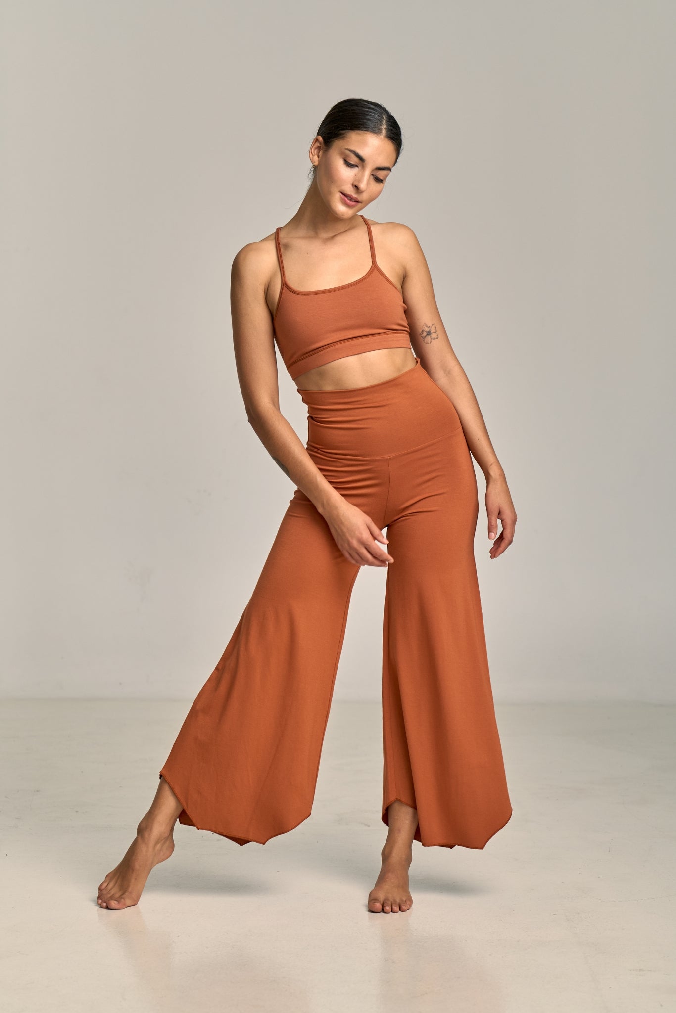 Pantalón Flare Maya Terracota