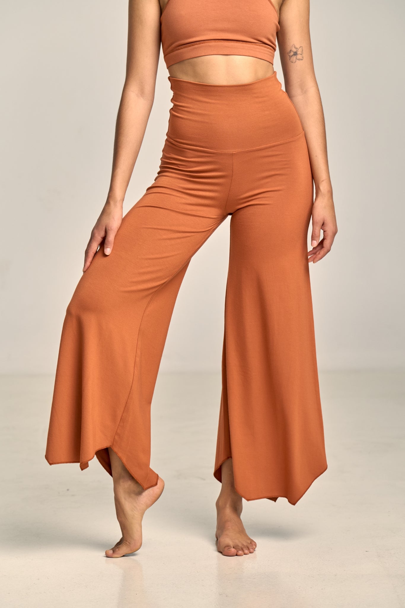 Pantalón Flare Maya Terracota