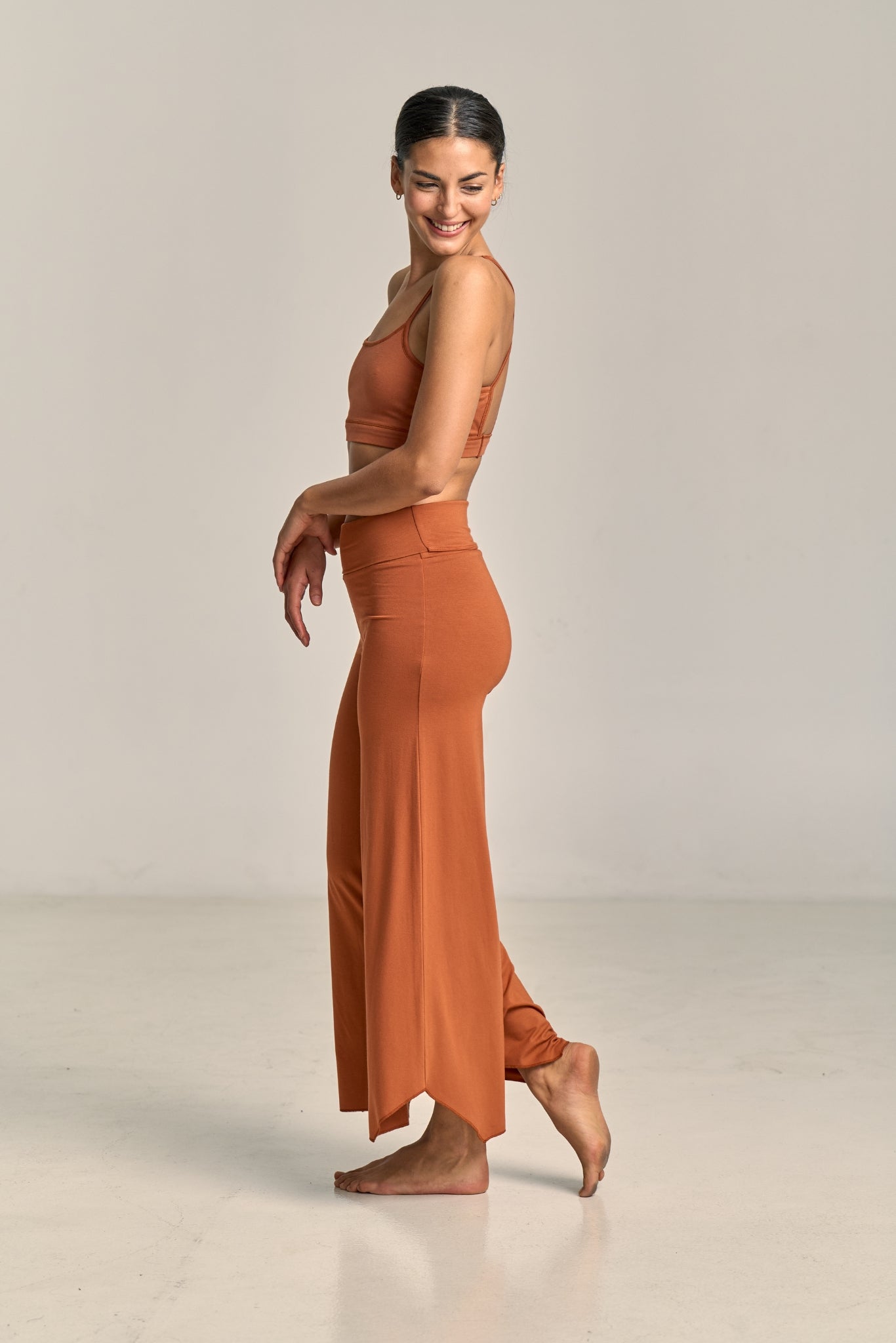 Pantalón Flare Maya Terracota