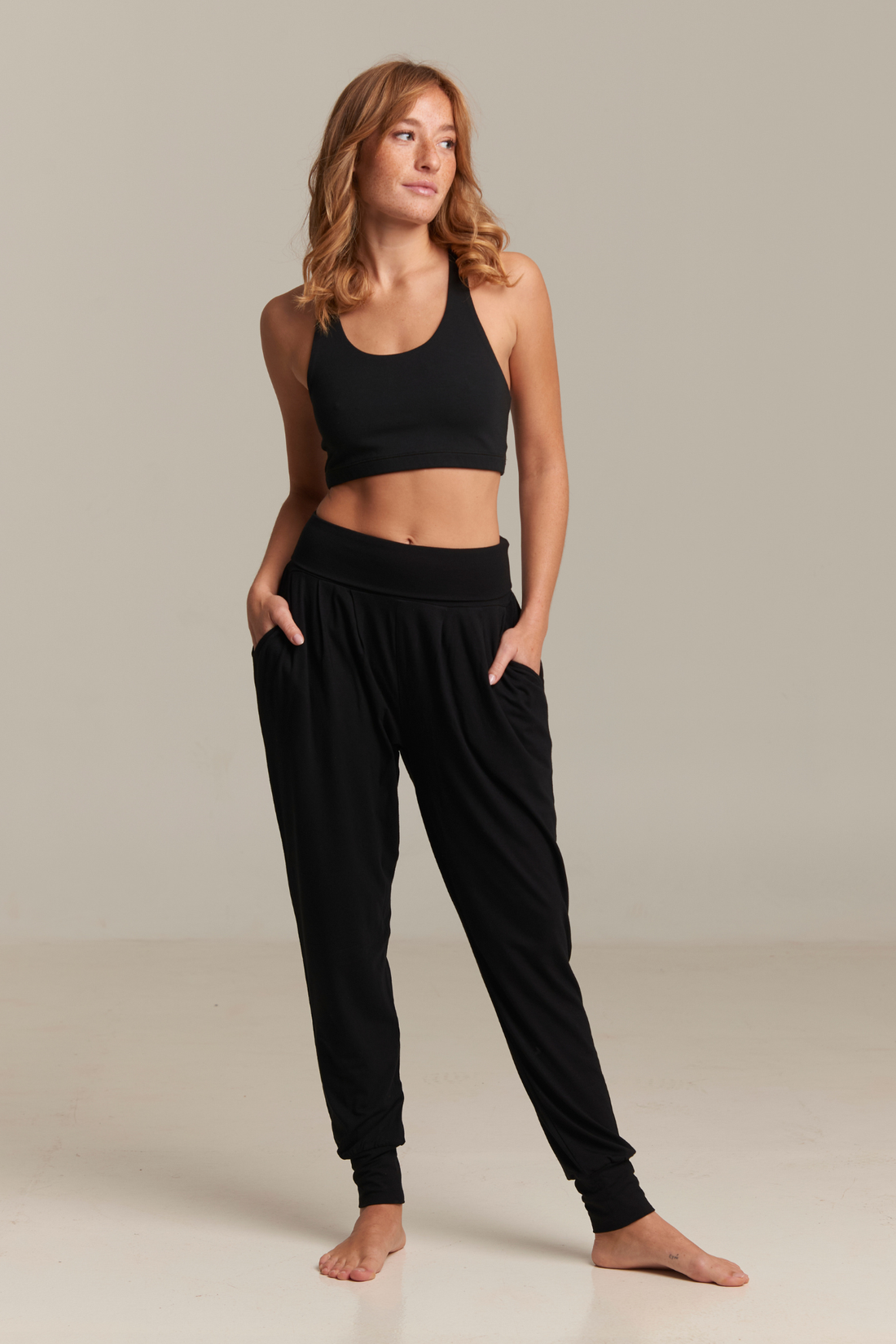 Pantalón Purusha Harem Negro