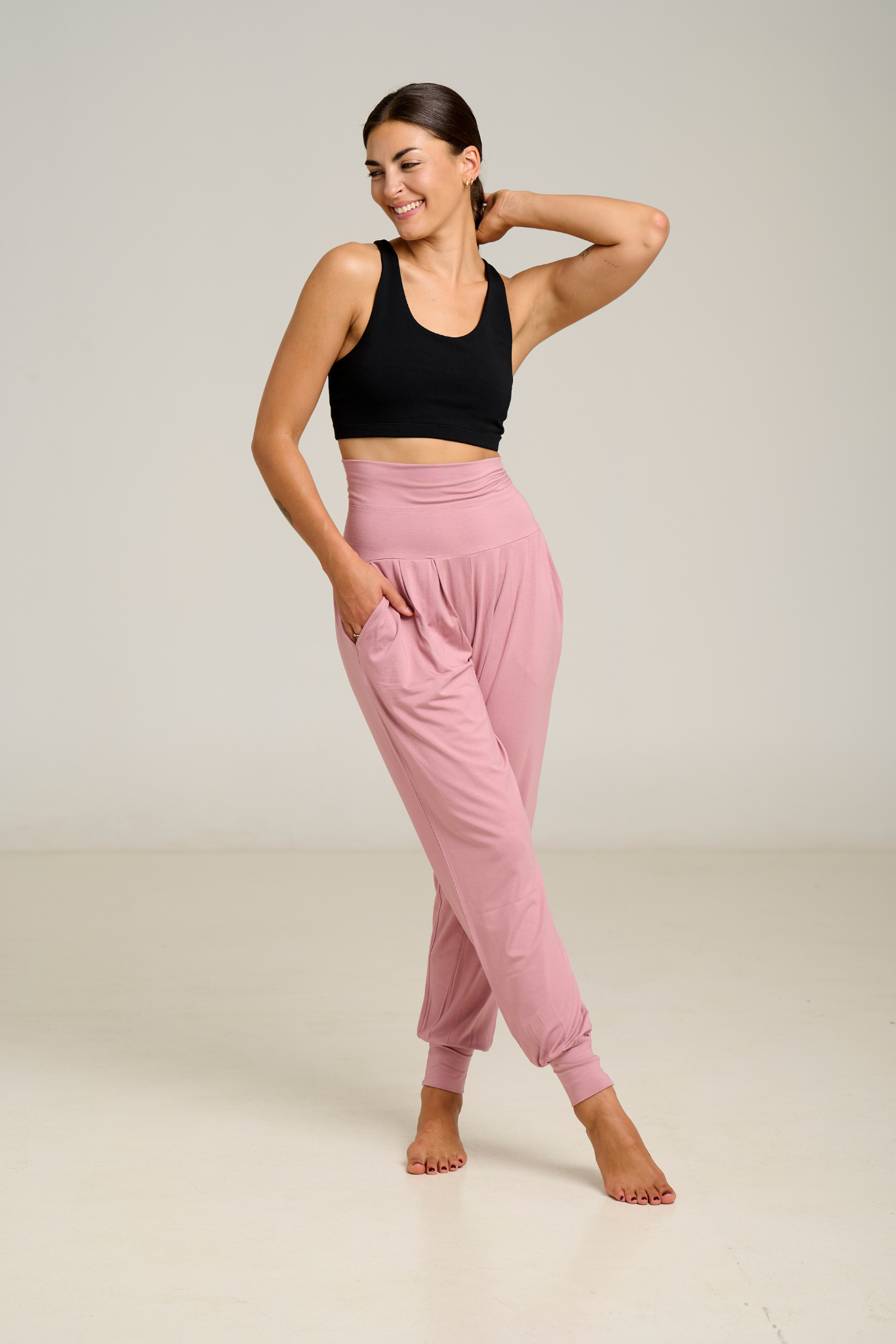 Purusha Harem Pant Rosa Seca
