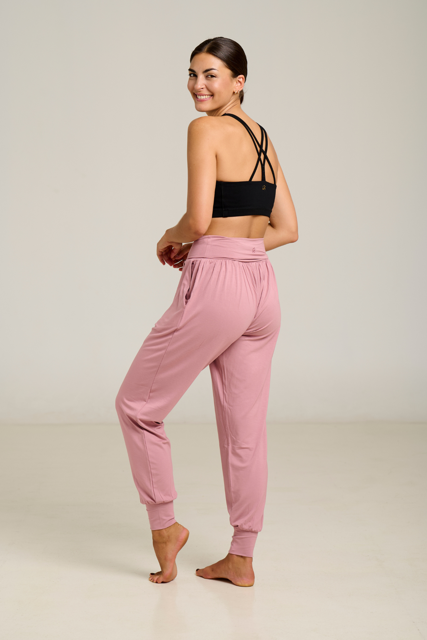 Purusha Harem Pant Rosa Seca