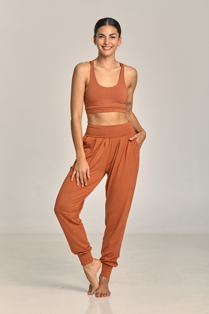Pantalón Purusha Harem Terracota