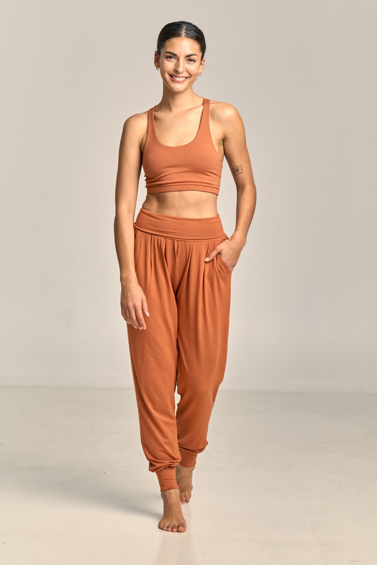Pantalón Purusha Harem Terracota