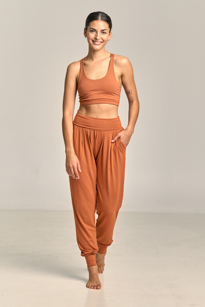 Pantalón Purusha Harem Terracota