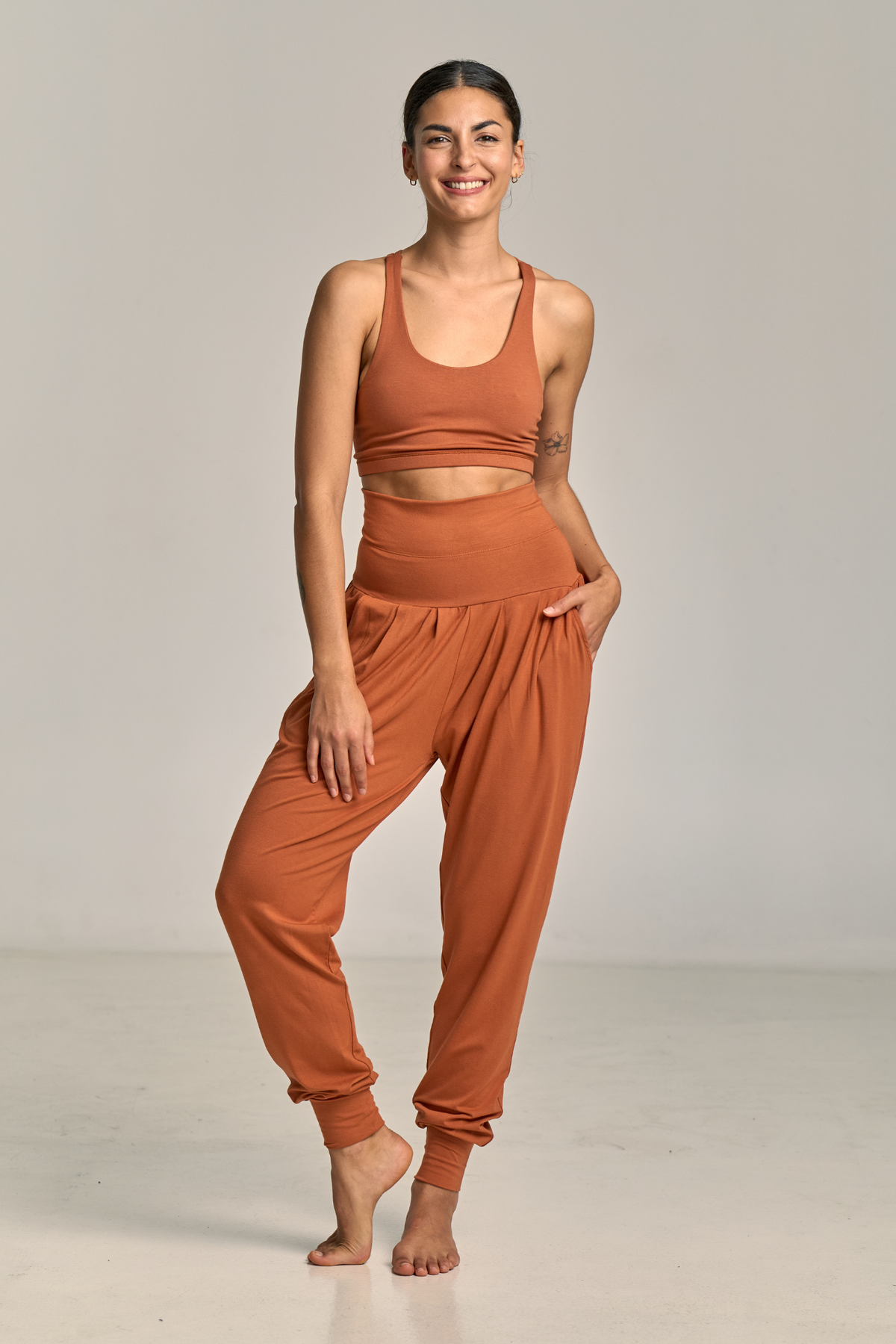 Pantalón Purusha Harem Terracota
