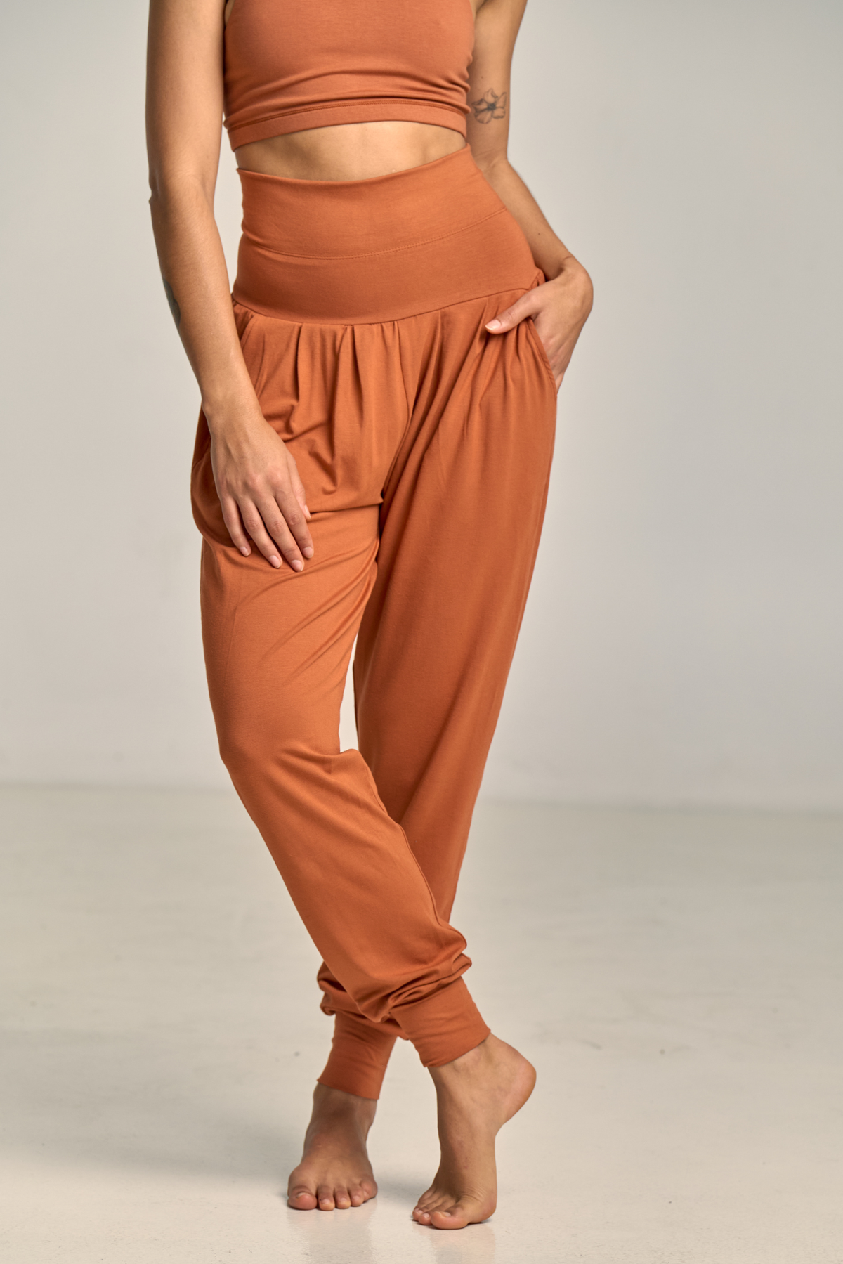 Pantalón Purusha Harem Terracota
