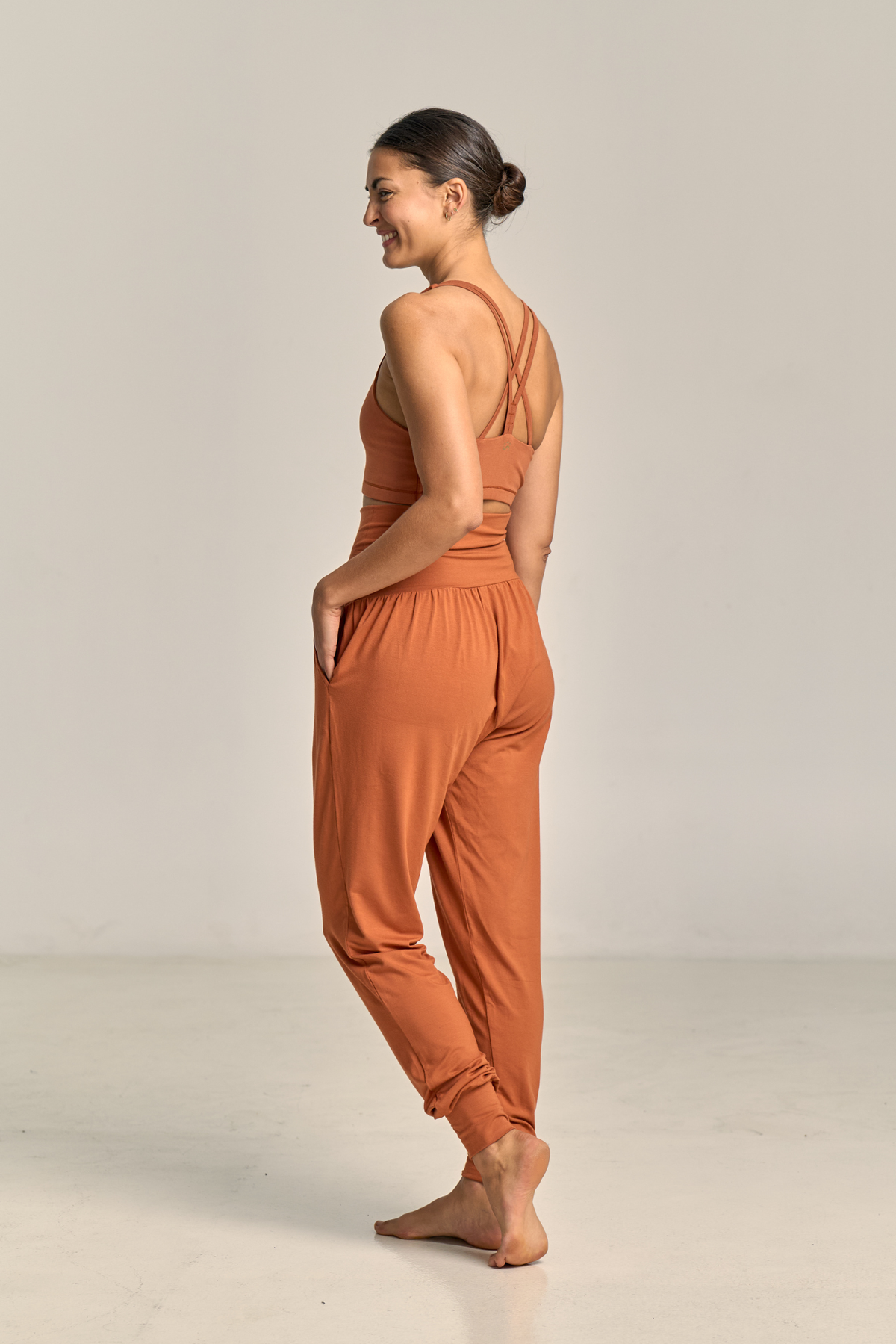 Pantalón Purusha Harem Terracota