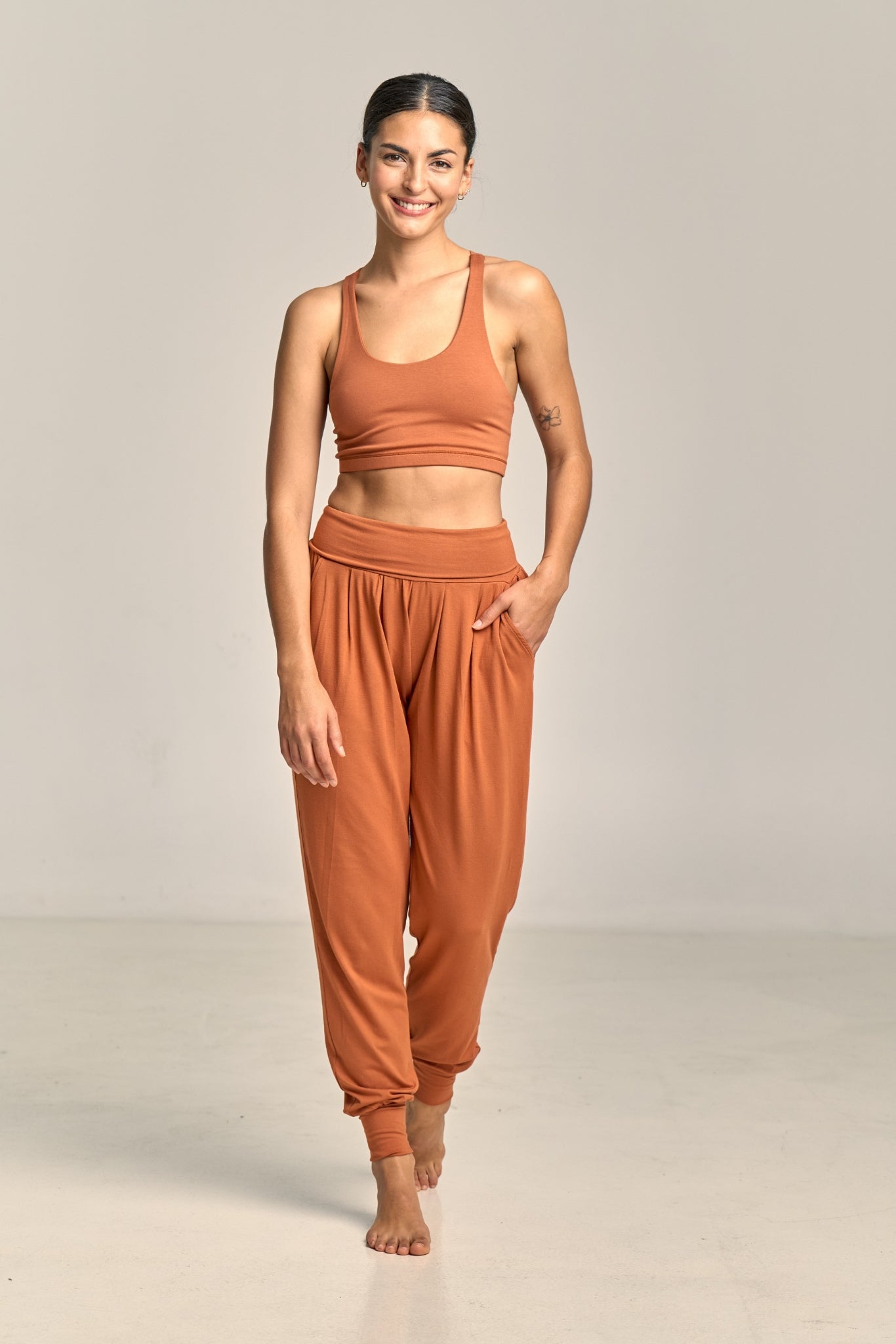 Pantalón Purusha Harem Terracota